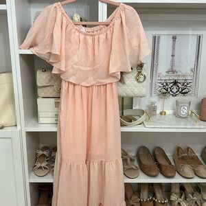 Venus Off shoulder maxi dress size 2